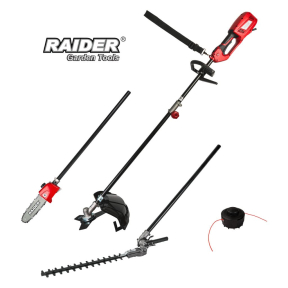 4 в 1 Тример/Коса Резачка Храсторез електрически с нож и корда 1.4kW RAIDER RD-EBC12
