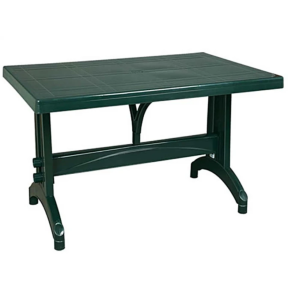 70 x 120 Пластмасова маса - зелен цвят