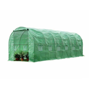 Тунелна оранжерия с 2 врати и 12 прозореца - 600х300х200 см.