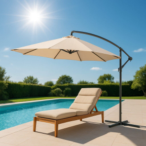 Градински чадър тип камбана