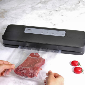 Уред за вакуумиране Rosberg Premium RP51987D, 110 W, 65 kPa, Вакуум на кутии, Ширина 30 см, Черен