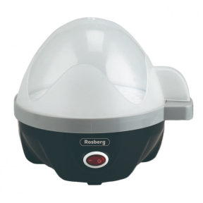 Яйцеварка Rosberg R51982A, 350W, За 7 яйца, Автоматично икзлючване със сигнал, Черен