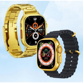 2 в 1 смарт часовник C9 ultra max, 2.02-инча, с двойна каишка