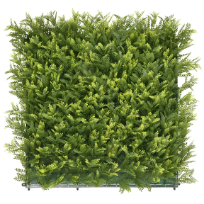 Пано от изкуствена зелена декорация - 50х50 см.