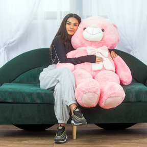 Плюшено Мече 140 см – Розово