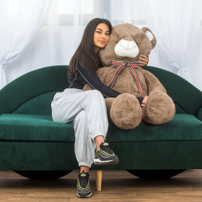 Плюшено Мече 120 см  – Кафяво
