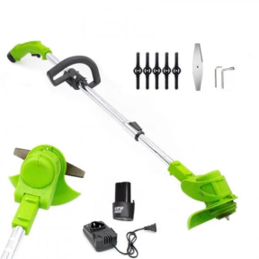 Градински акумулаторен тример с 2 батерии 28V, 1600W