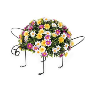 Декоративно цвете на стойка, 50х28 см - пеперуда