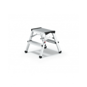 Алуминиева домакинска стълба, 2х2, 125 кг - двустранна