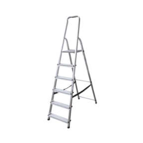 Алуминиева домакинска стълба 5+1, 1.65 м