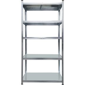 Метален поцинкован стелаж, 5 рафта, 180x90x40 см
