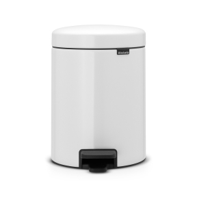 Кош за смет с педал Brabantia NewIcon, 5 л - бял