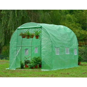 Тунелна оранжерия 300х200х200 см с 2 врати и 6 прозореца