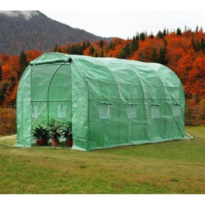 Тунелна оранжерия 400х200х200 см с 2 врати и 8 прозореца