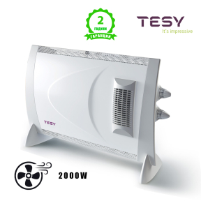 Конвектор TESY (CN 202 ZF) с 4 степени на мощност и вентилатор
