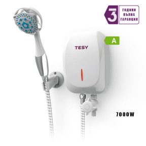 Проточен бойлер с душ слушалка TESY 7000W (IWH 70 X02 BA H)