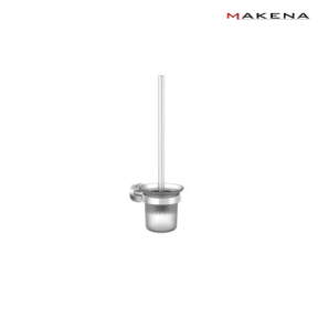 Четка за тоалетна чиния Makena Round, хром
