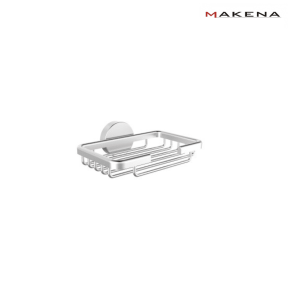 Решетъчна сапунерка Makena Round, хром