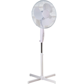 Въртящ се вентилатор с регулируема височина и 3-степенно управление с бутони