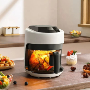 Бутиков Air Fryer 3,5 литра със стъклен корпус - 2000 W