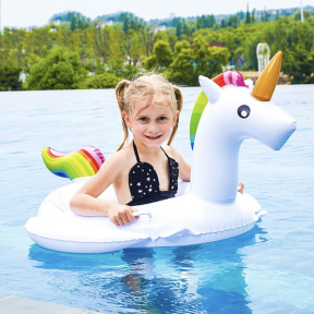 Детски надуваем пояс еднорог