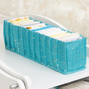 Детски органайзер тип акордеон с 11 отделения, 41x11x12 см.