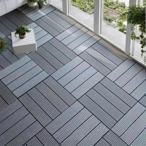 Декинг плочи WPC, черни - 30х30х2.2см.