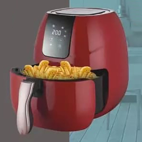 Фритюрник с горещ въздух 4,5 литра, 1800 W, Сензорен дисплей за управление, Air Fryer