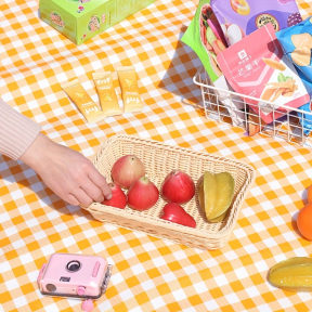 Голяма цветна постелка за пикник или плаж - 200x200 см.