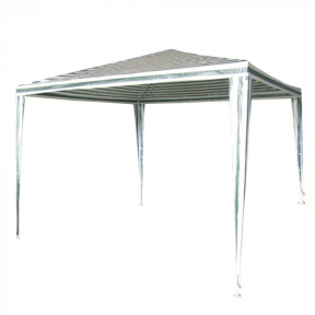 Градинска шатра TLC003 полиетилен 2.4х2.4м бяло и зелено