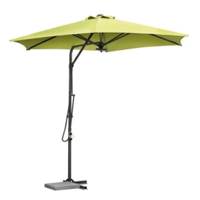 Градински чадър Лале с LED осветление, Стойка и метална рамка с Механизъм 