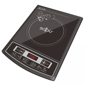 Индукционен котлон SAPIR SP 1445 LG, 2000W, LED екран, 4 функции, 8 степени