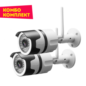 2бр камери за външен монтаж/нощно виждане Full HD
