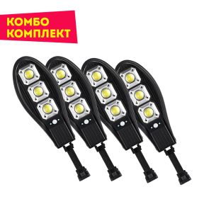4 броя LED Соларна улична лампа 4 броя LED Соларна улична лампа