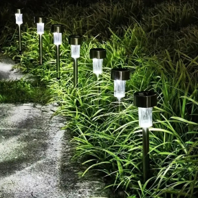 Комплект от 10 броя LED соларни лампи