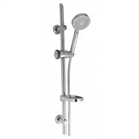 Комплект за душ тръбно окачване, шлаух, сапунерка и слушалка Cascada PL916HC-1