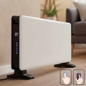 Конвектор с дистанционно Voltz V51974B, 2000W, 4 режима, 5-45C, Таймер, LED дисплей, Бял