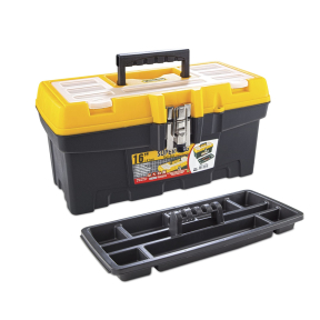 Куфар за инструменти с метална закопчалка и органайзер, 410x213x195, 16&quot;