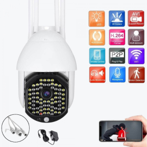 Куполна камера 68 LED с 4 антени