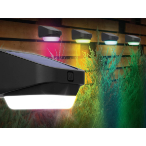 LED соларна лампа за фасади със сензор за здрач LED соларна лампа за фасади със сензор за здрач