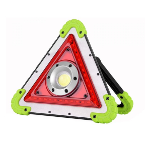 LED светещ акумулаторен триъгълник