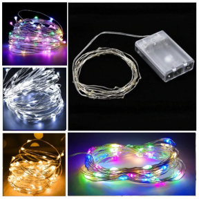 LED Коледни лампички на батерии