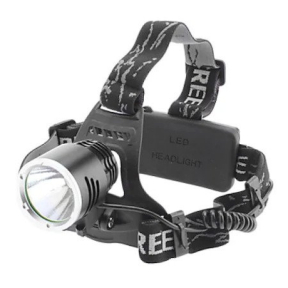 Мощен акумулаторен челник Power Style CREE LED T6, 2 акумулаторни батерии, стойка за велосипед