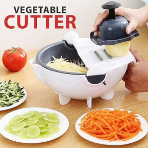 8В1 МУЛТИФУНКЦИОНАЛНА КУПА С ПОДВИЖНА ЦЕДКА И РЕНДЕ МAGIC VEGETABLE CUTTER
