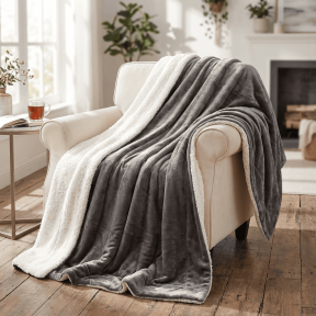 Луксозно двулицево пухкаво одеяло 