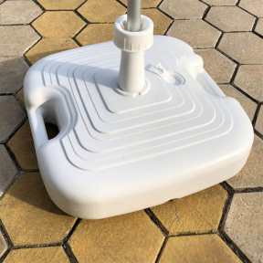 Основа за чадър, воден баласт - 16 литра, бяла