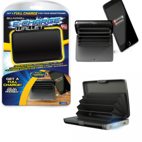 ПОРТМОНЕ И ВЪНШНА БАТЕРИЯ ЗА СМАРТФОН- E-CHARGE WALLET 2В1