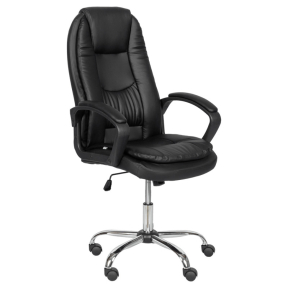 Президентски офис стол Carmen 6682-1 LUX - черен