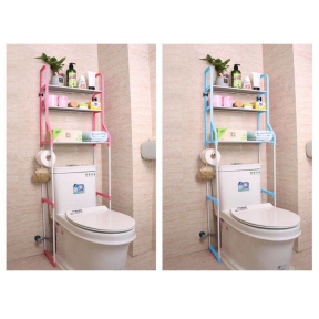 Рафт за съхранение над тоалетната