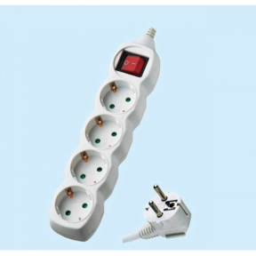 Разклонител с 4 гнезда, 3 м. кабел, 4000 W